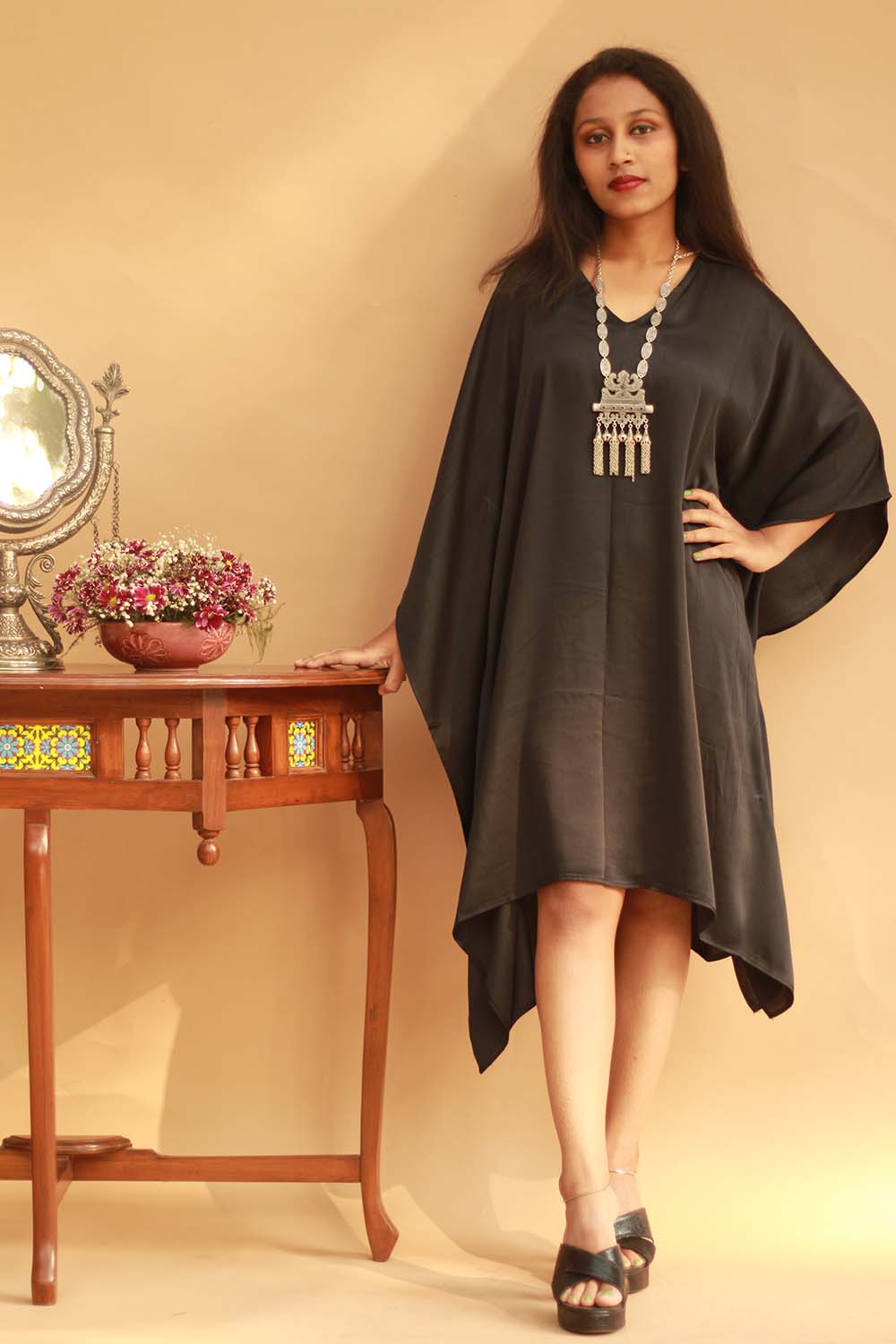 One side kaftan outlet dress