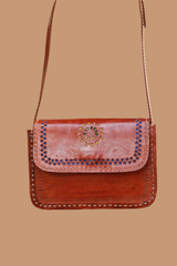 Handcrafted Kutch Leather Bag | Brown