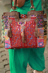 Banjara Leather Tote Bag