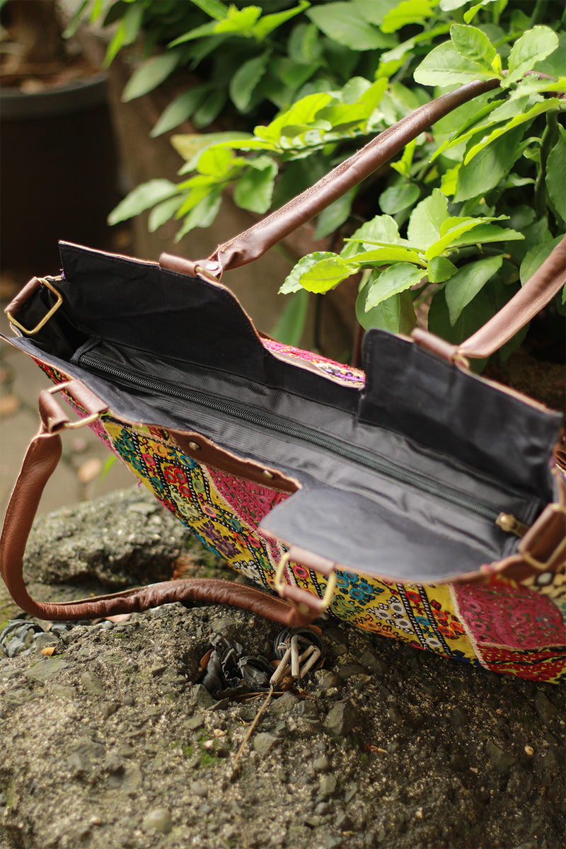 Banjara Leather Tote Bag