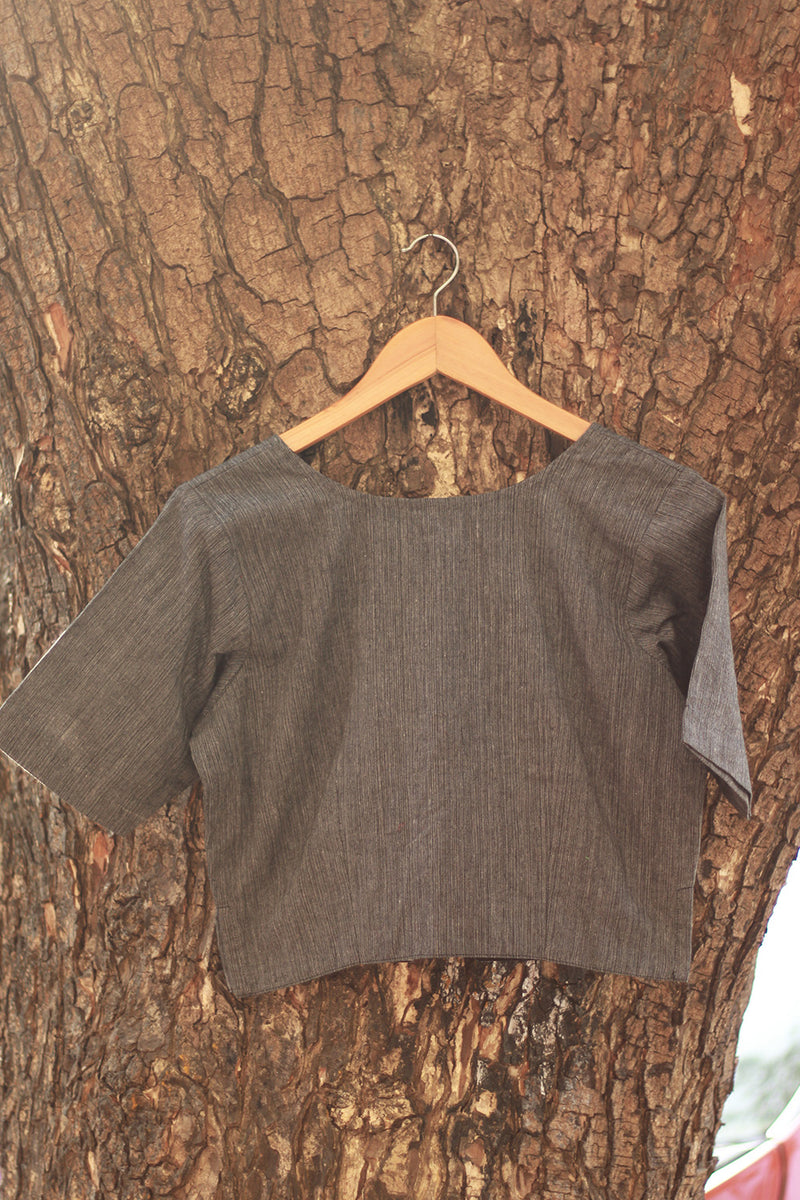 Blouse | Front Buttoned | Simply Grey