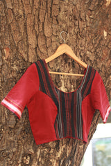 Blouse | Khunn | Red Black