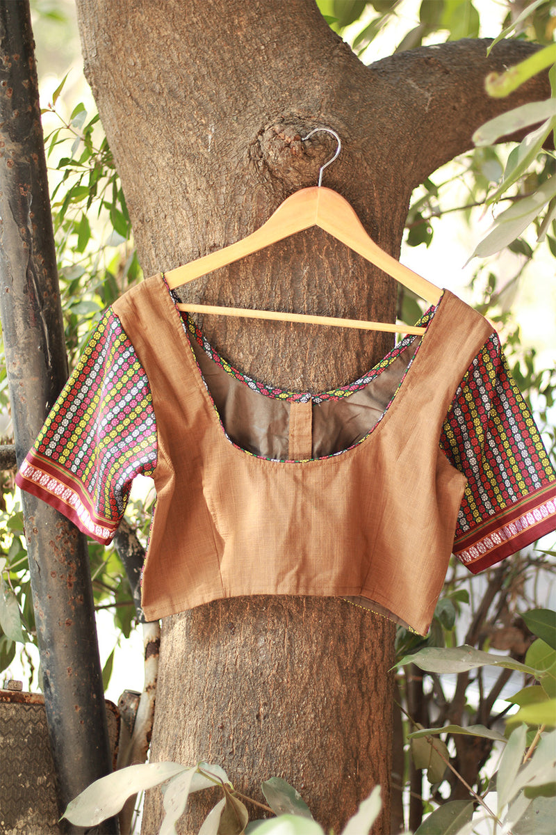 Blouse | Khunn | Cinnamon Brown