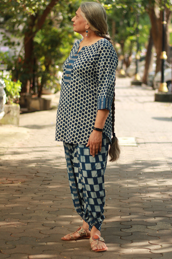 Shubhra | Dhoti Pants | Chaukor Indigo