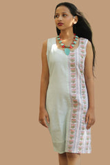 Anaya | Short Dress | Sanganeri Pink Vine