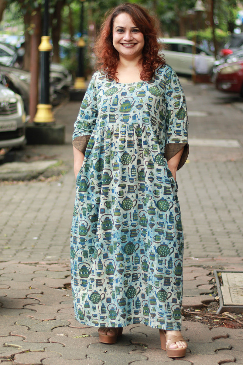 Chai Chaska | Long Dress | Blue