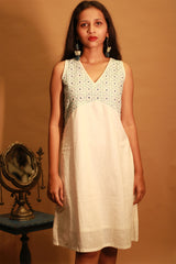 Suhani | Embroidered Dress | Ivory