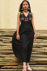 Saroj | Khwaab | Long  Kali Dress | Noir