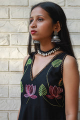 Saroj | Khwaab | Long  Kali Dress | Noir