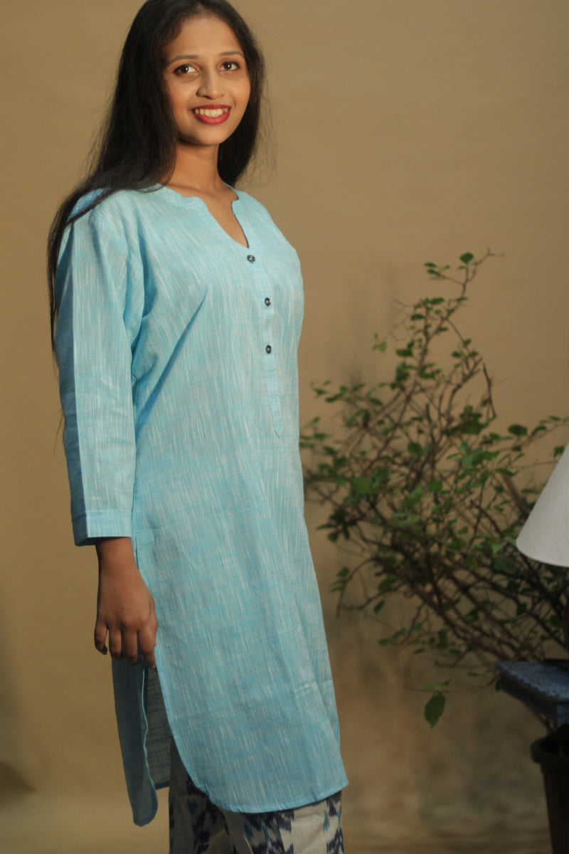 Short Kurta | Sky Blue