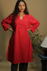 Short Kurta | Red