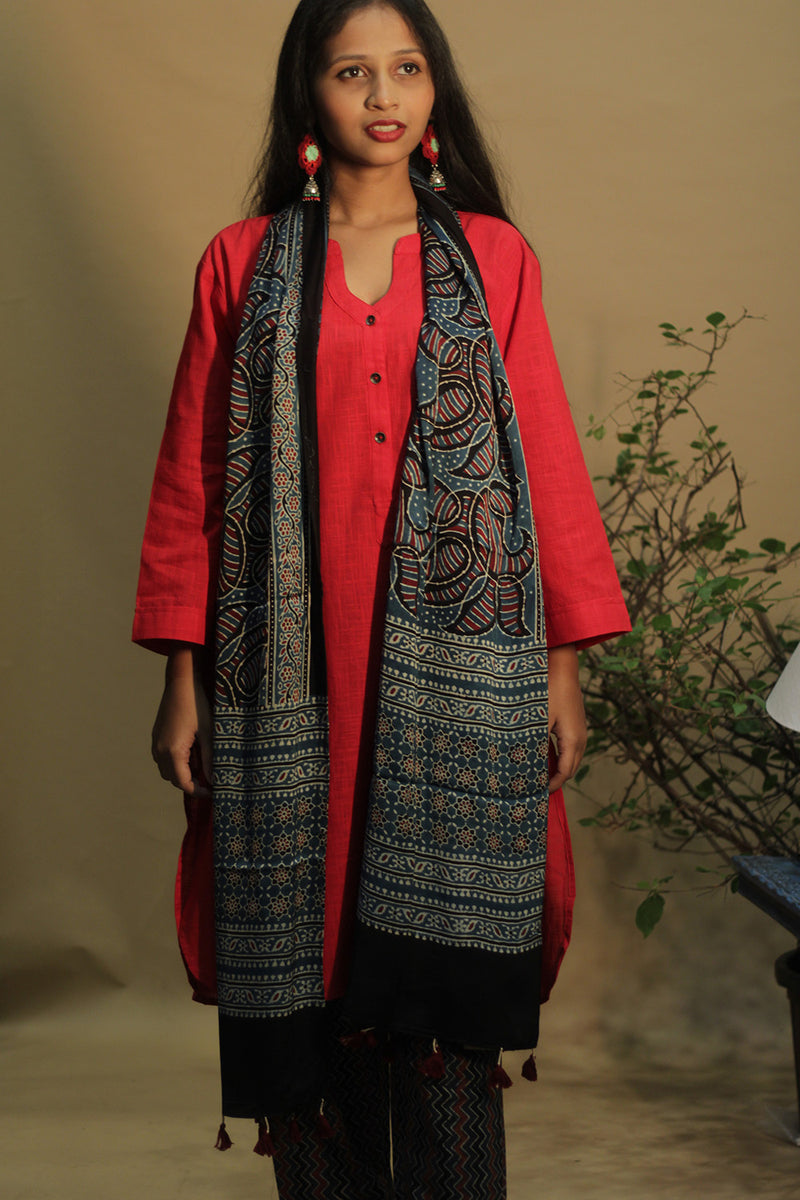 Short Kurta | Red