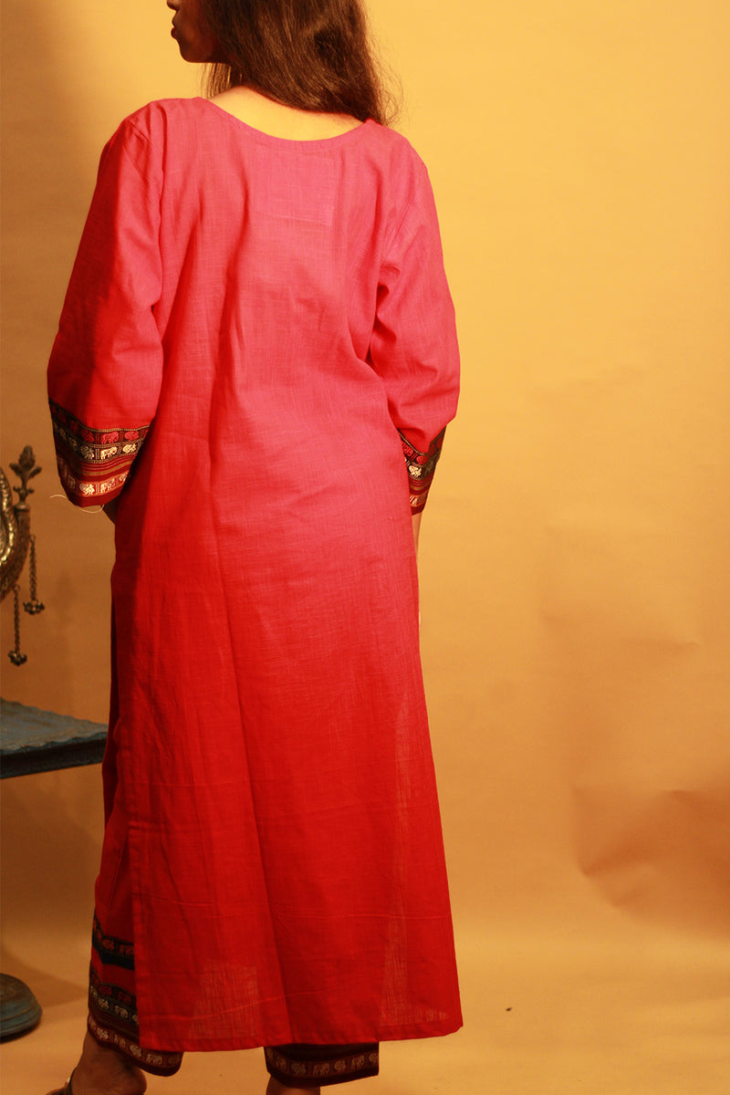 Shobhita | Khunn Yoke Kurta | Red