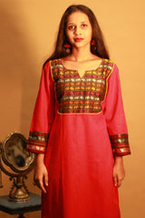 Shobhita | Khunn Yoke Kurta | Red