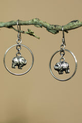 Haathi | Pure Silver Earring