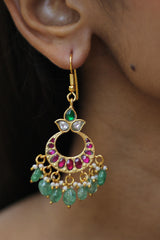 Vatsala | Temple Earrings | Ardh Chandra