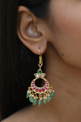 Vatsala | Temple Earrings | Ardh Chandra