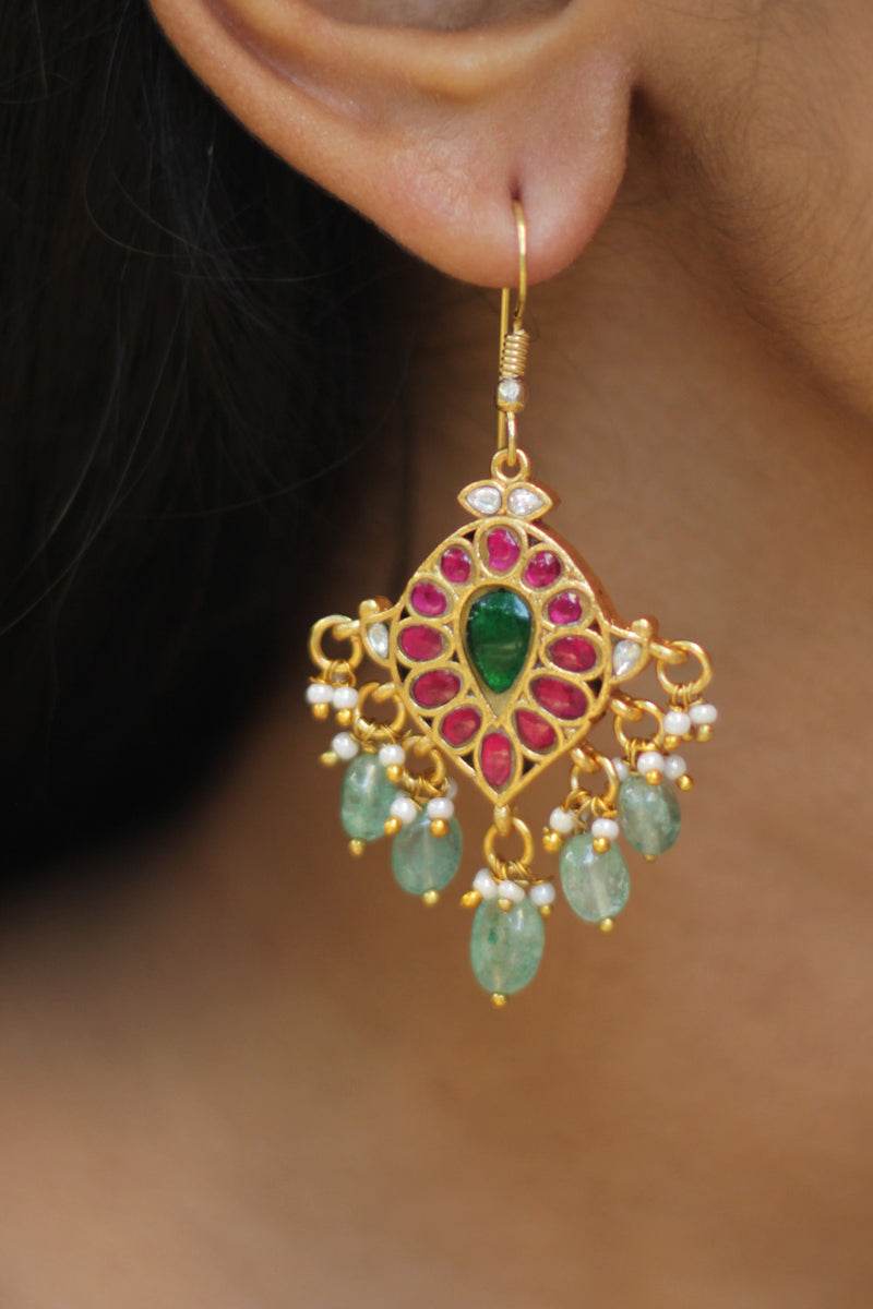 Vatsala | Temple Earrings | Parna