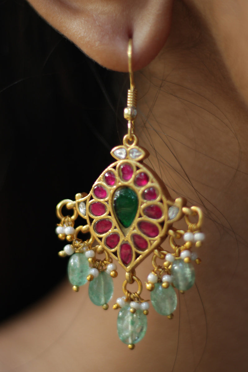 Vatsala | Temple Earrings | Parna