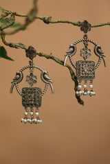 Kamal Hoop | German Silver Earrings