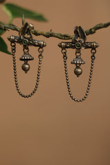 Silver Earrings | Chain