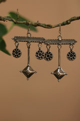 Silver Earrings | Bar