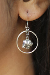 Haathi | Pure Silver Earring