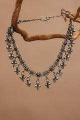 Gul Tarang | Silver Necklace