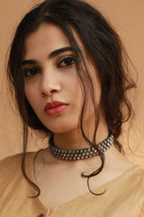 Mani Maala | Pure Silver Choker