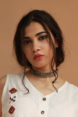 Mani Maala | Pure Silver Choker