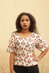 Front Button Top in Sanganeri